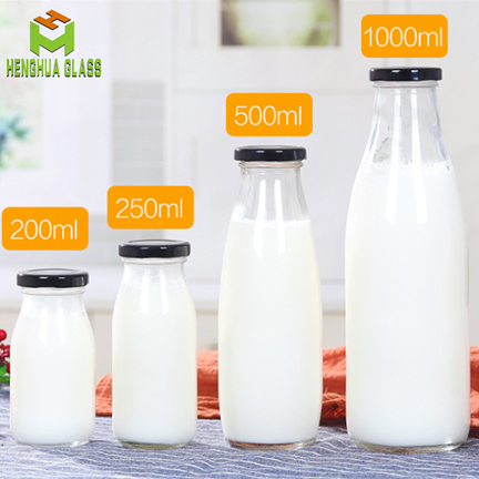 200ml 250ml 500ml 1000ml glass bottle for milk